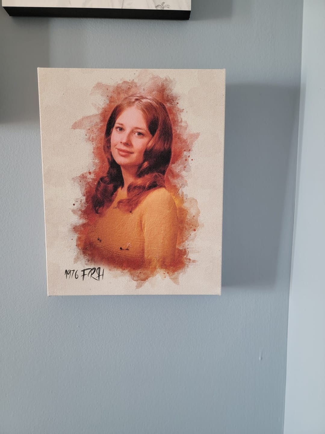 Customer photo review of Personalized photo Painting