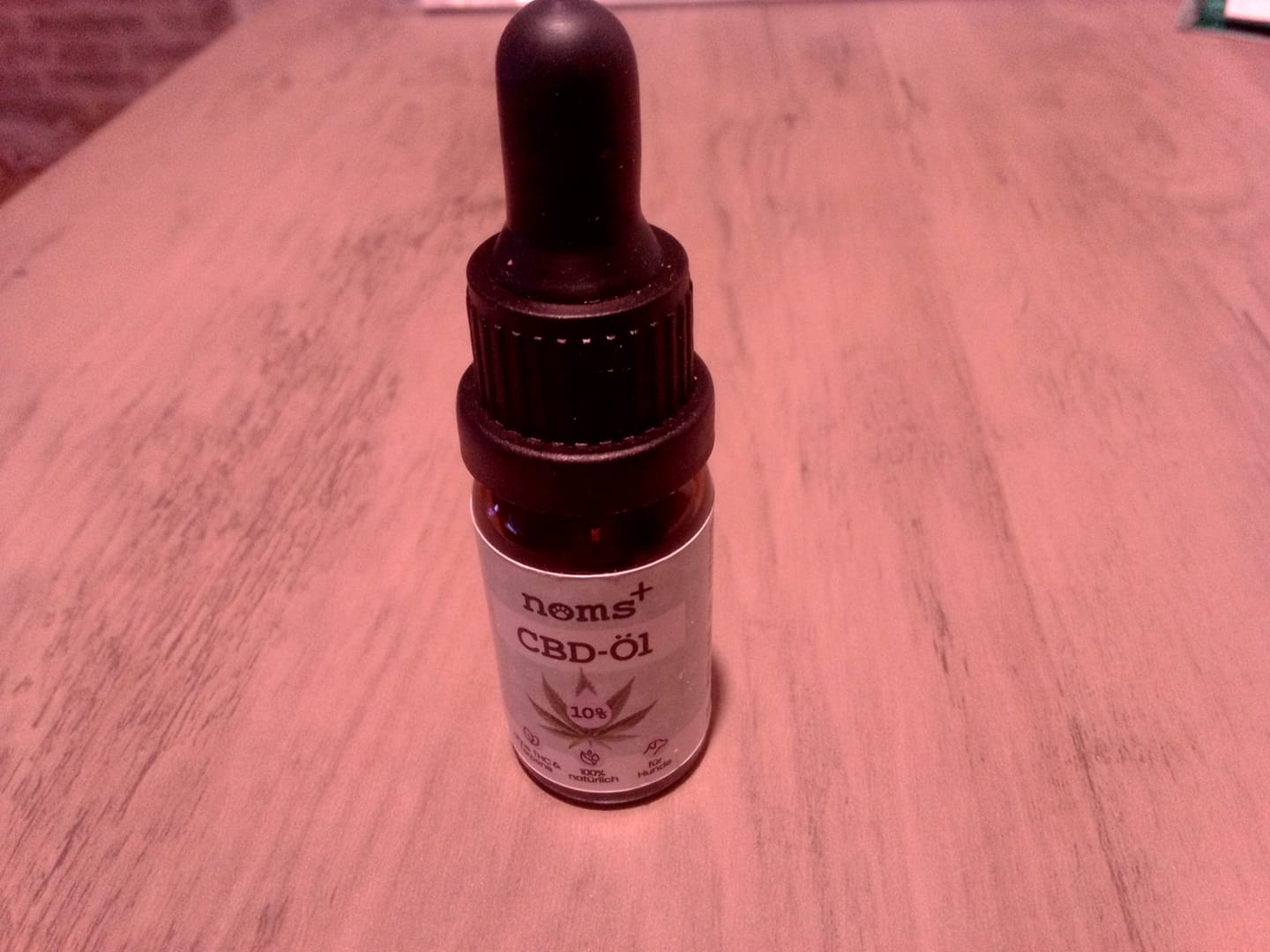 Customer photo review of 10% CBD Tropfen für Hunde