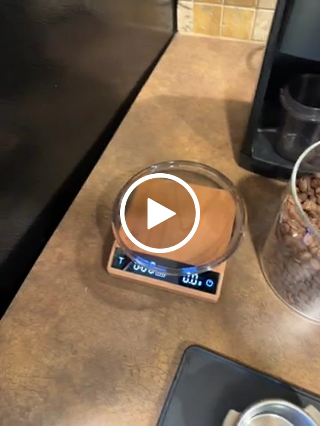 Customer video review of Precision Brew Walnut Digital Coffee Scale