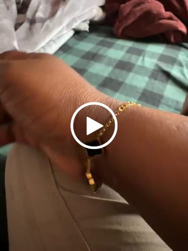 Customer video review of Celine Clover Bracelet