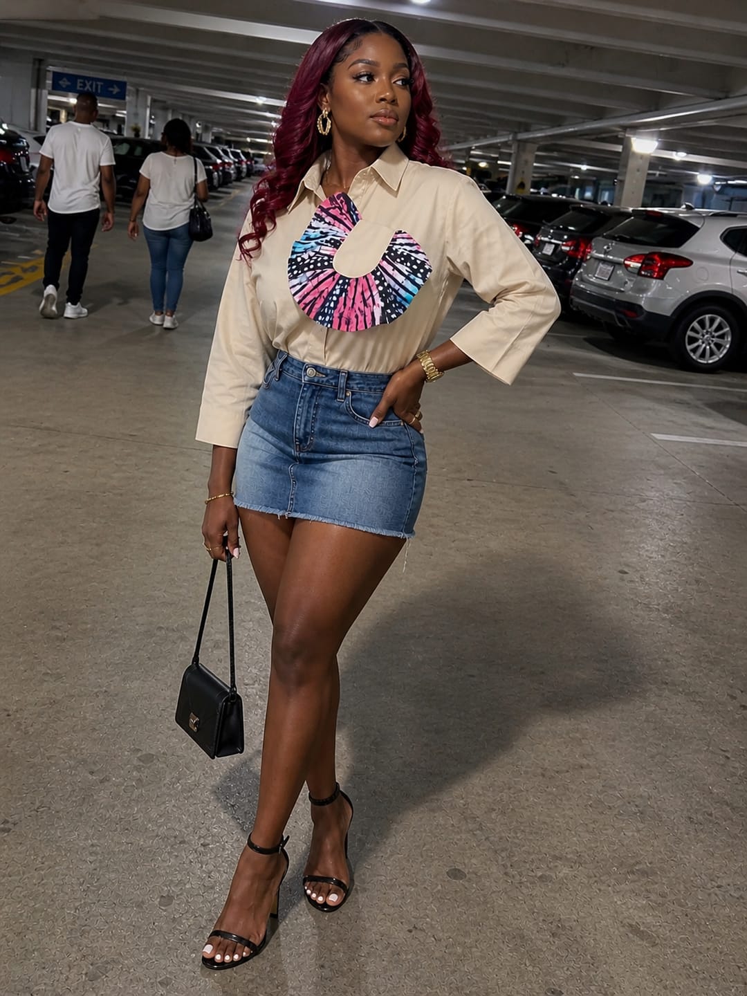 Customer photo review of Untouchable Adire Shirt