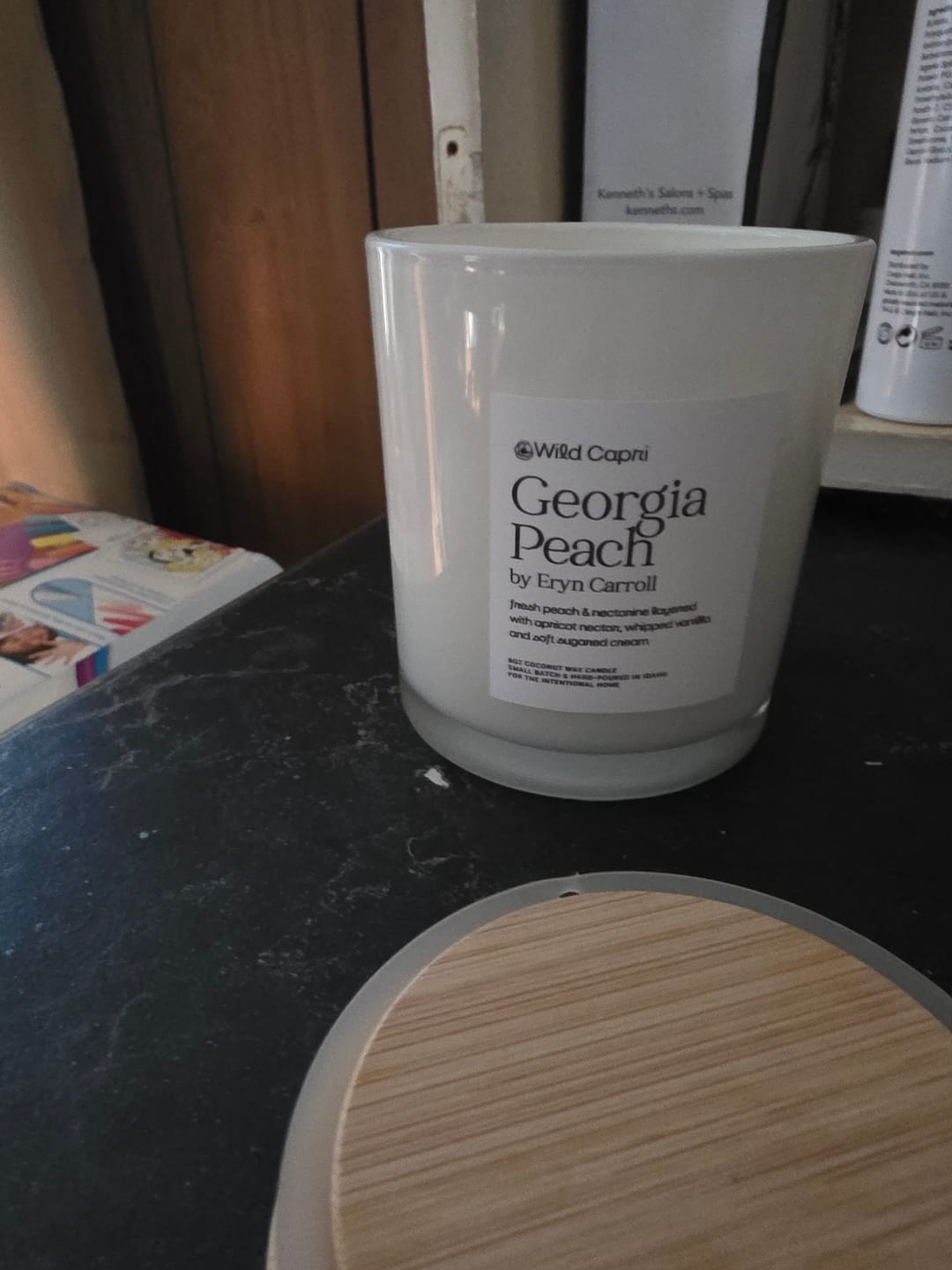 Customer photo review of Georgia Peach Candle by Eryn Carroll