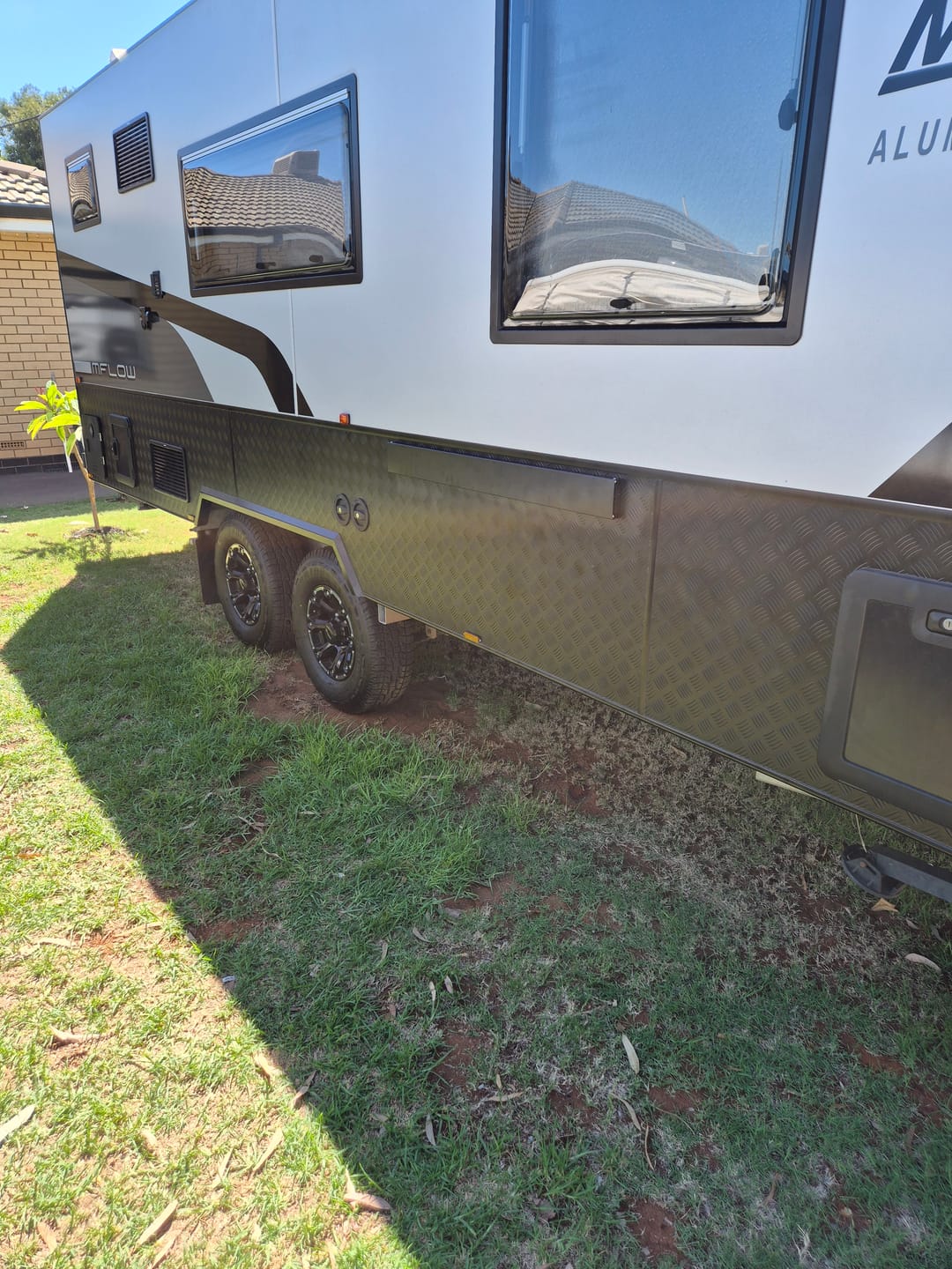 Customer photo review of Caravan Wall Mounted Drying Rack - Foldable Indoor and Outdoor