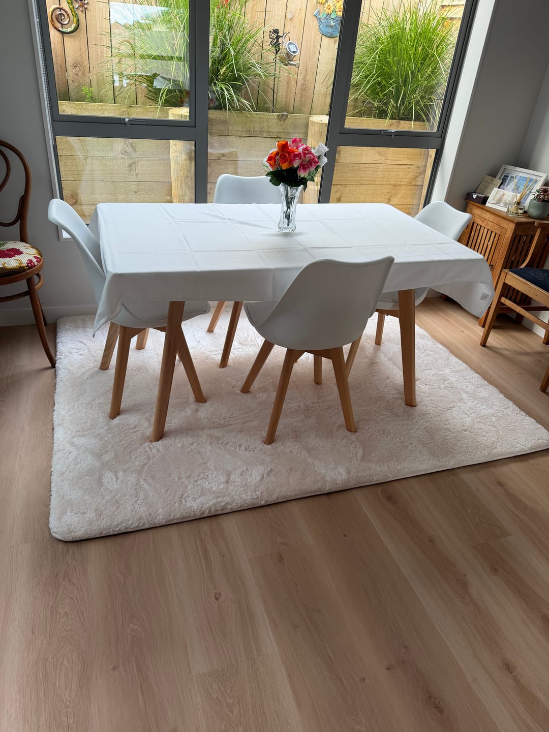 Customer photo review of Deluxe Shaggy Relax Mat - 35mm Memory Foam Base