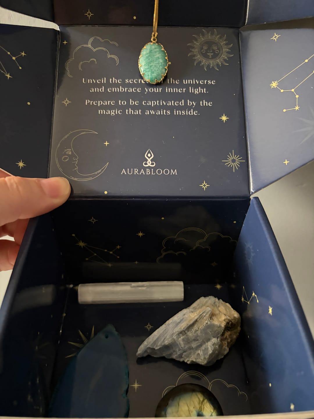 Customer photo review of The Crystal Comfort Card Deck Offer