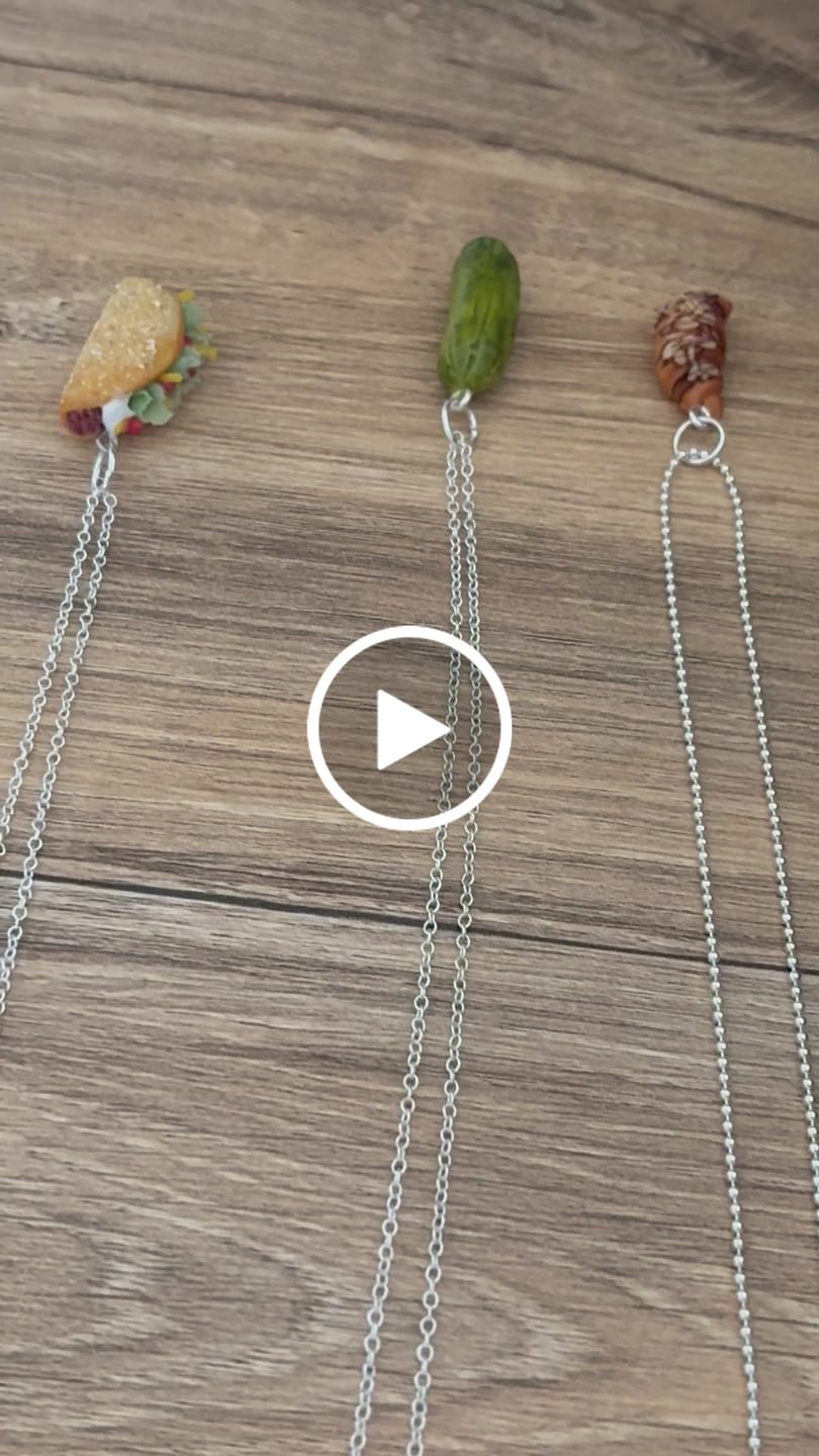 Customer video review of Chocolate Almond Croissant Necklace - Quarterly Limited Collection