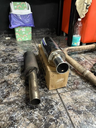 Customer photo review of SP-One Muffler Universal