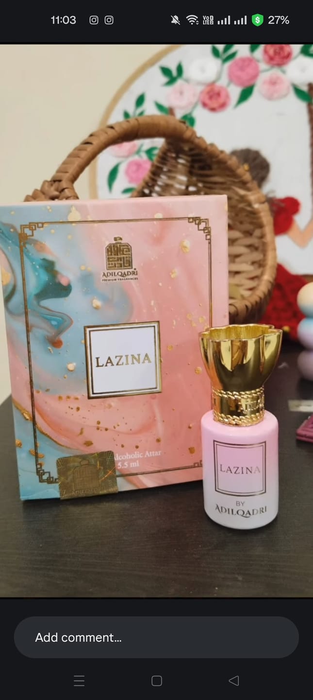 Customer photo review of Lazina Luxury Attar Perfume 5.5 ML