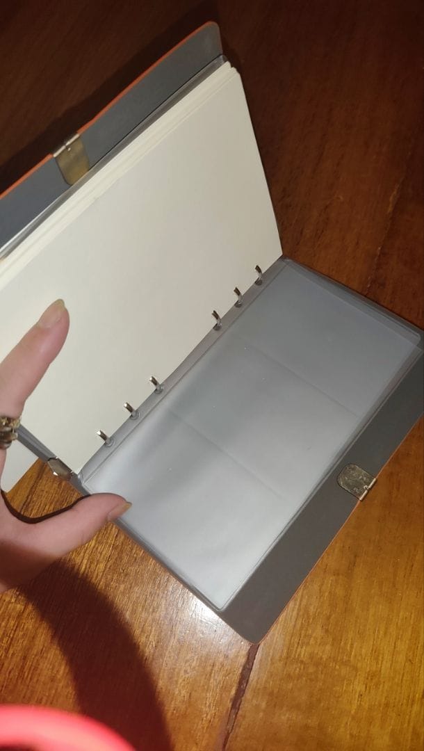 Customer photo review of Traveler's Journal Wirebound - Burnt Orange