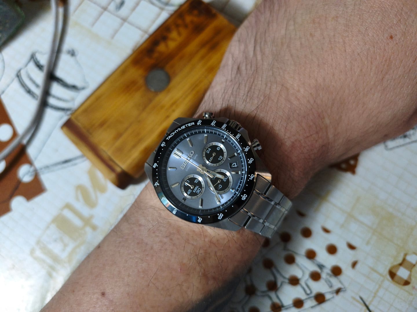 Customer photo review of Reloj Seiko SBTR027 Chronograph Quartz 42,2mm JDM
