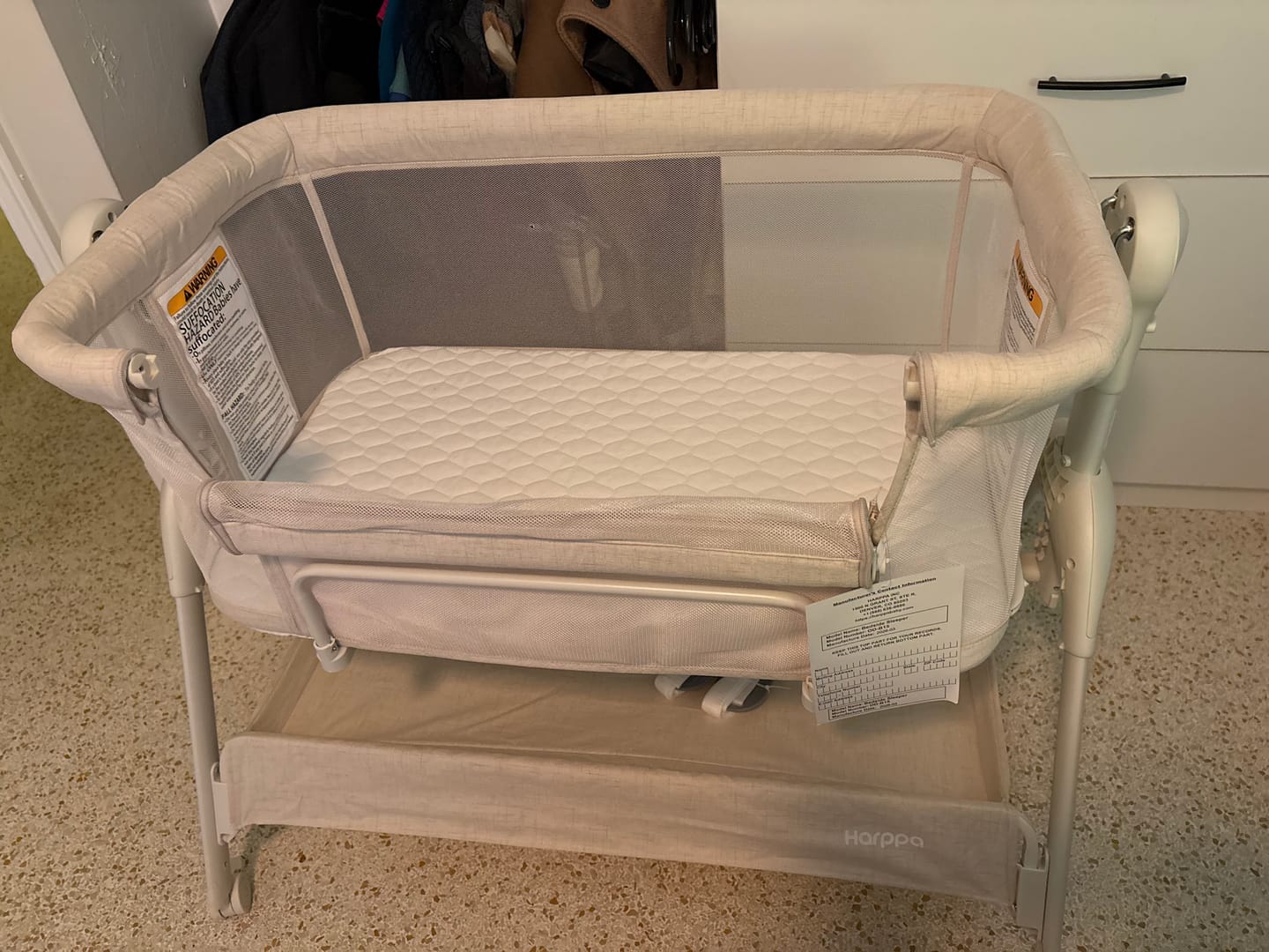 Customer photo review of HARPPA Cuddly Sway | 3-in-1 Rocking Baby Bassinet & Bedside Sleeper with Mattress + Cover (No Sheet)