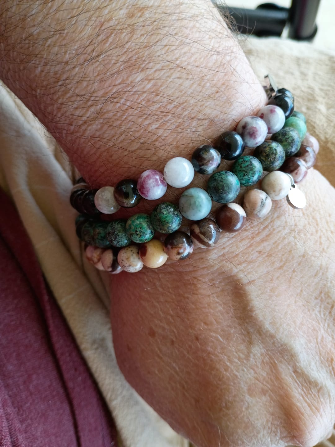 Customer photo review of April Birthstones Bracelet Pack