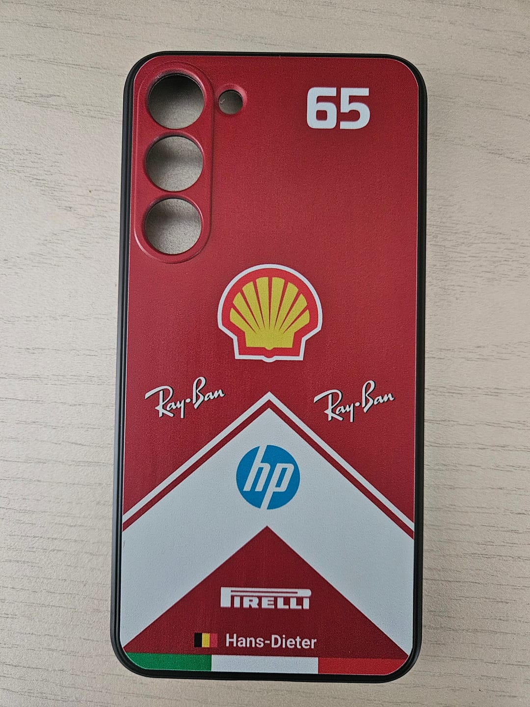 Customer photo review of Ferrari F1 2025 SF-25 Livery - Individuelle Handyhülle für Samsung