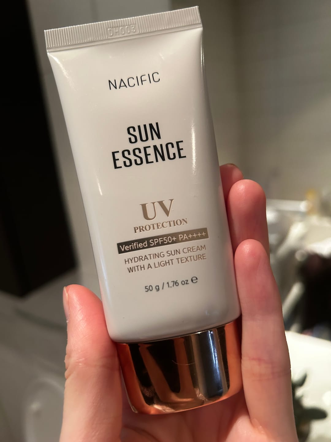 Customer photo review of Nacific Sun Essence Solkrem SPF50+ (50g)