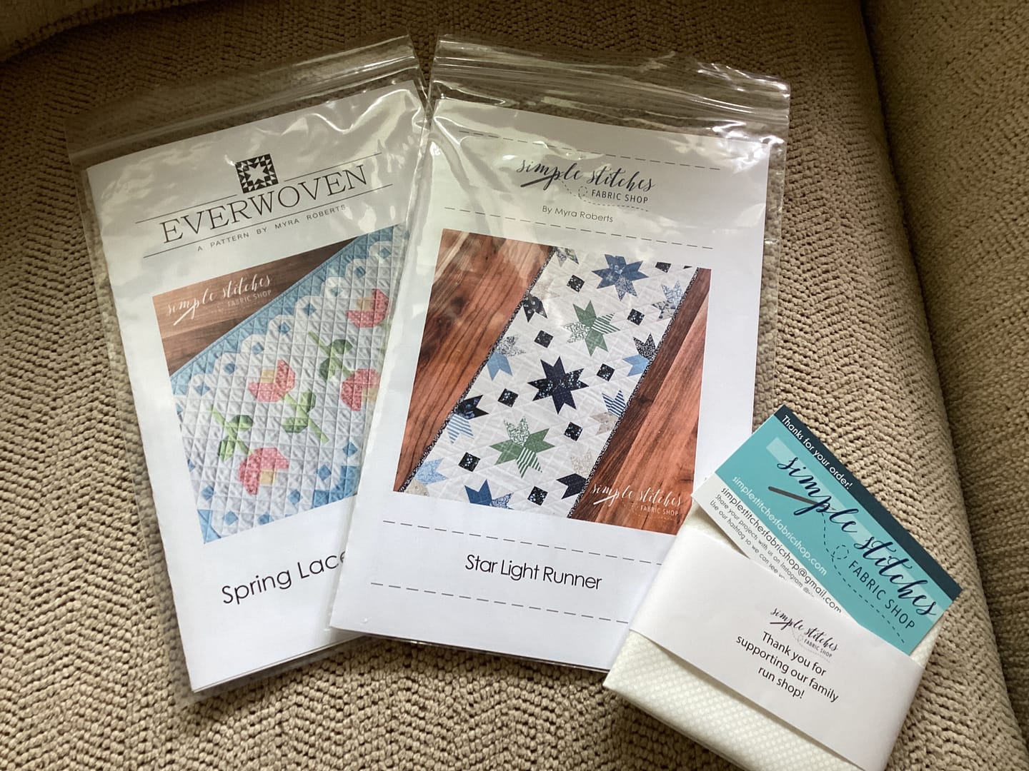 Customer photo review of Star Light Runner Pattern