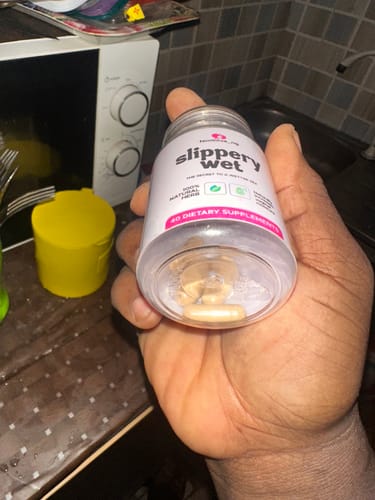Customer photo review of SLIPPERY WET