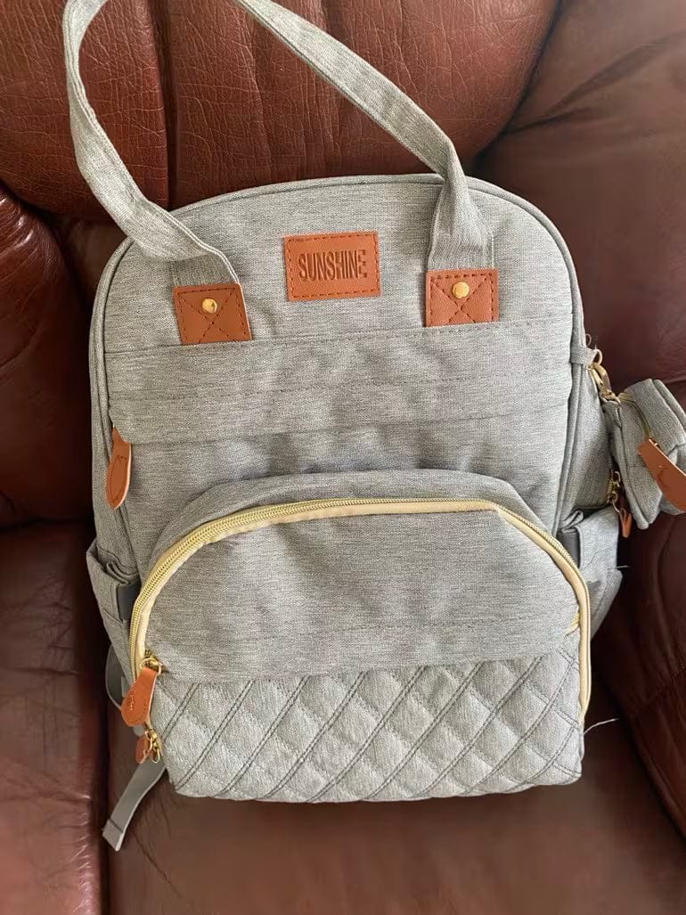 Customer photo review of Wickeltasche Rucksack 3 in 1 | Babybett Tasche Faltbar