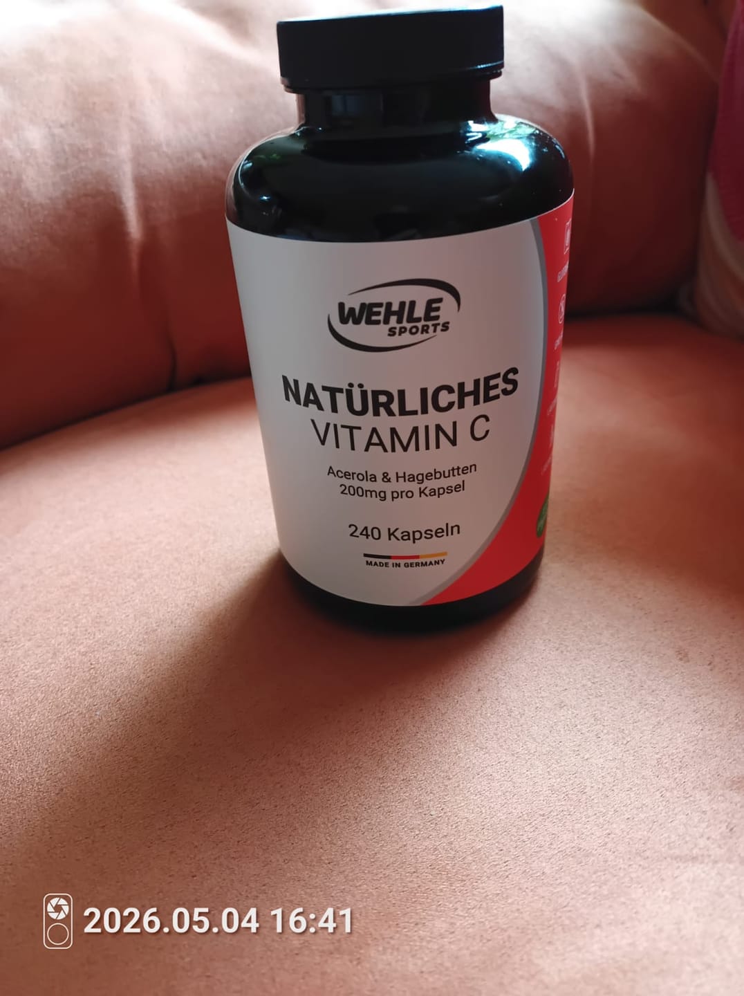 Customer photo review of Wehle Sports natürliches Vitamin C Acerola Extrakt Hagebutten Extrakt - 240 Kapseln