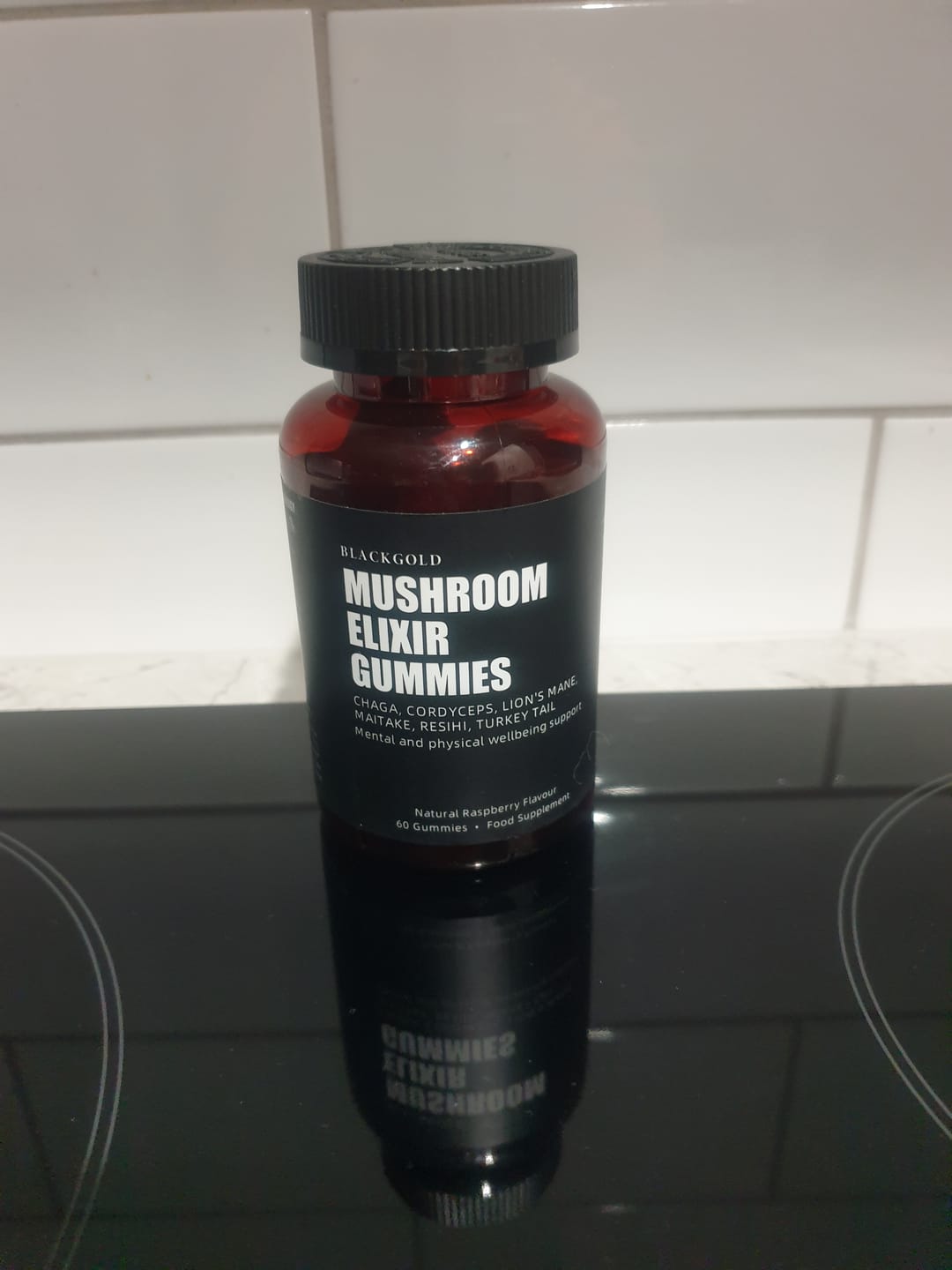 Customer photo review of Mushroom Elixir Gummies
