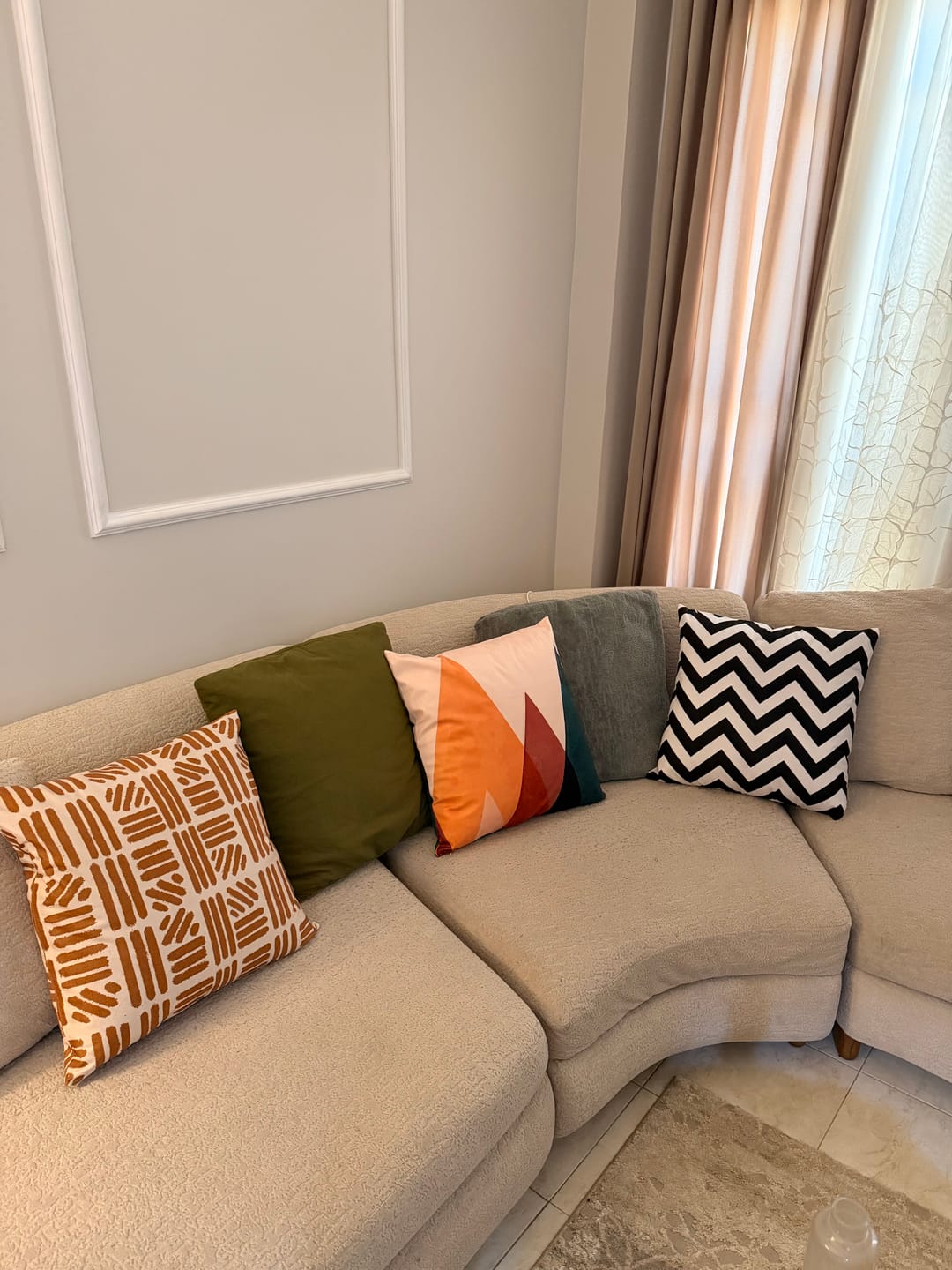 Customer photo review of Decorative Cushion Cover 45*45 CM