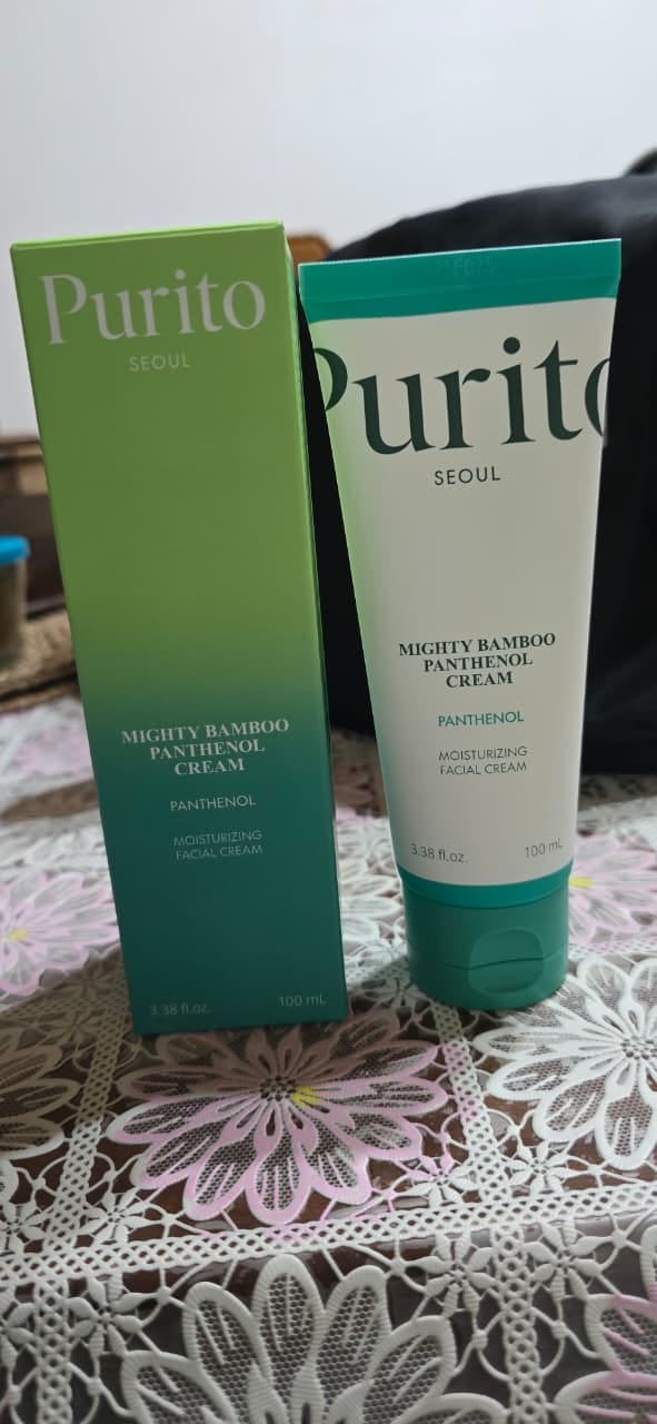 Customer photo review of Mighty Bamboo Panthenol Cream