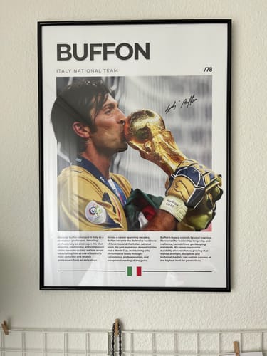 Customer photo review of Gianluigi Buffon