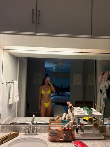 Customer photo review of 008 Micro Bikini Top - True Yellow