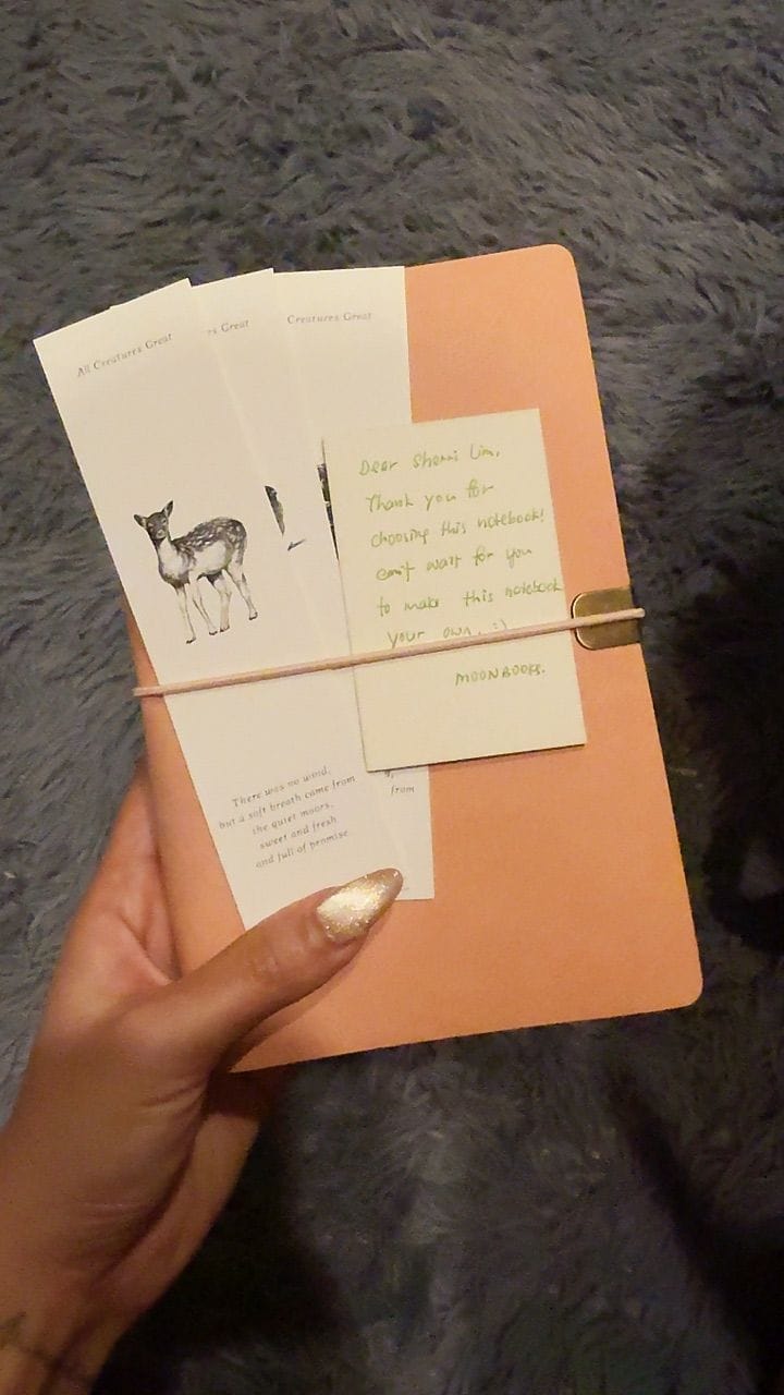 Customer photo review of Traveler's Journal Wirebound - Blush