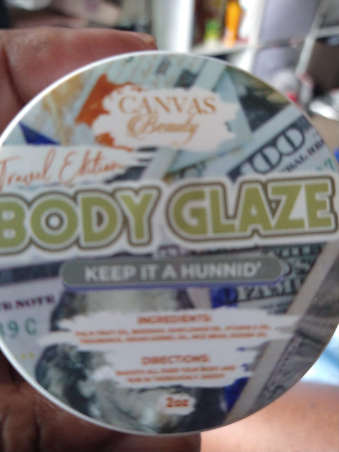 Customer photo review of (NEW) TRAVEL GLAZE:  KEEP IT A HUNNID