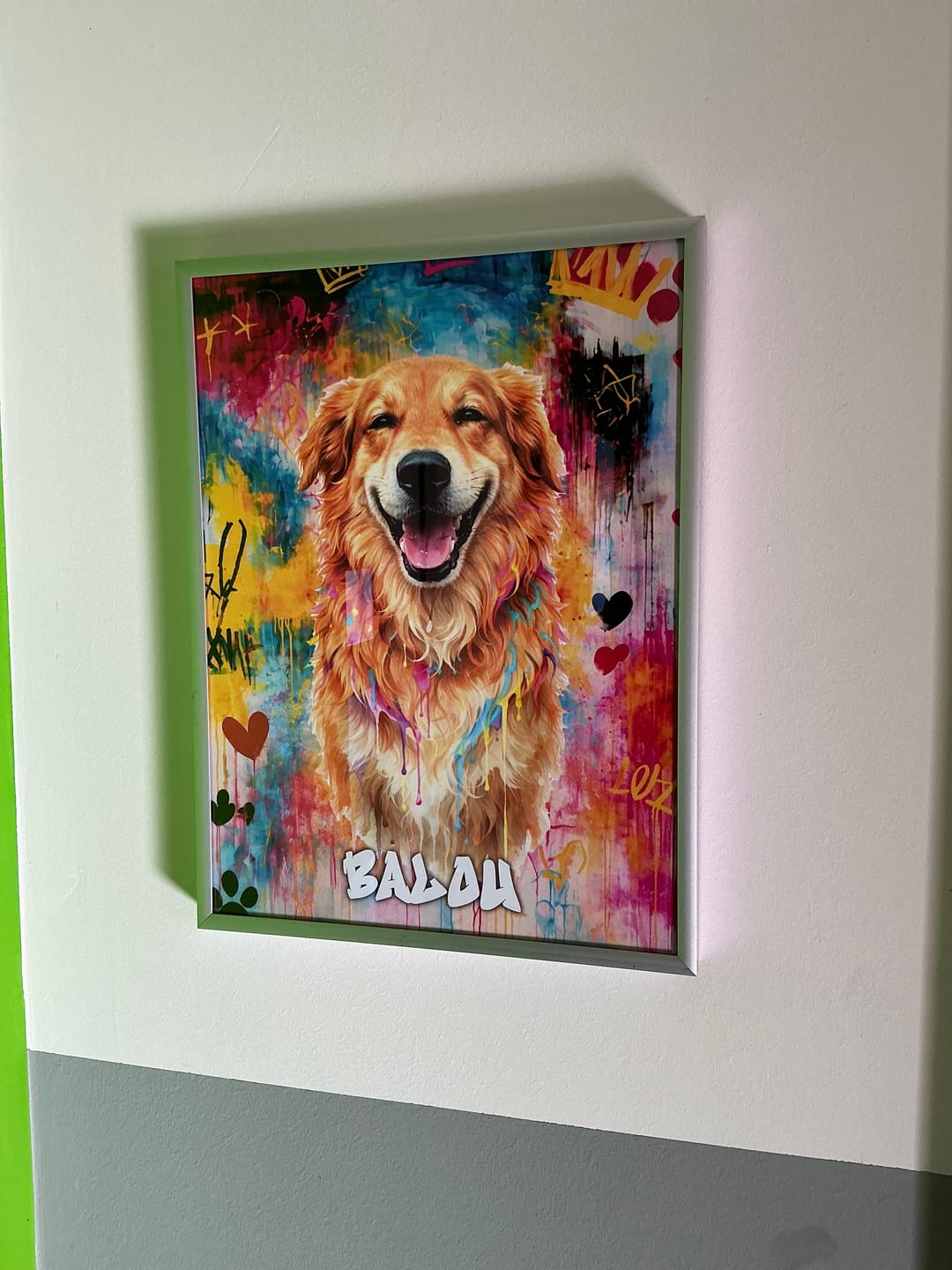 Customer photo review of Personalisiertes Poster - Graffiti