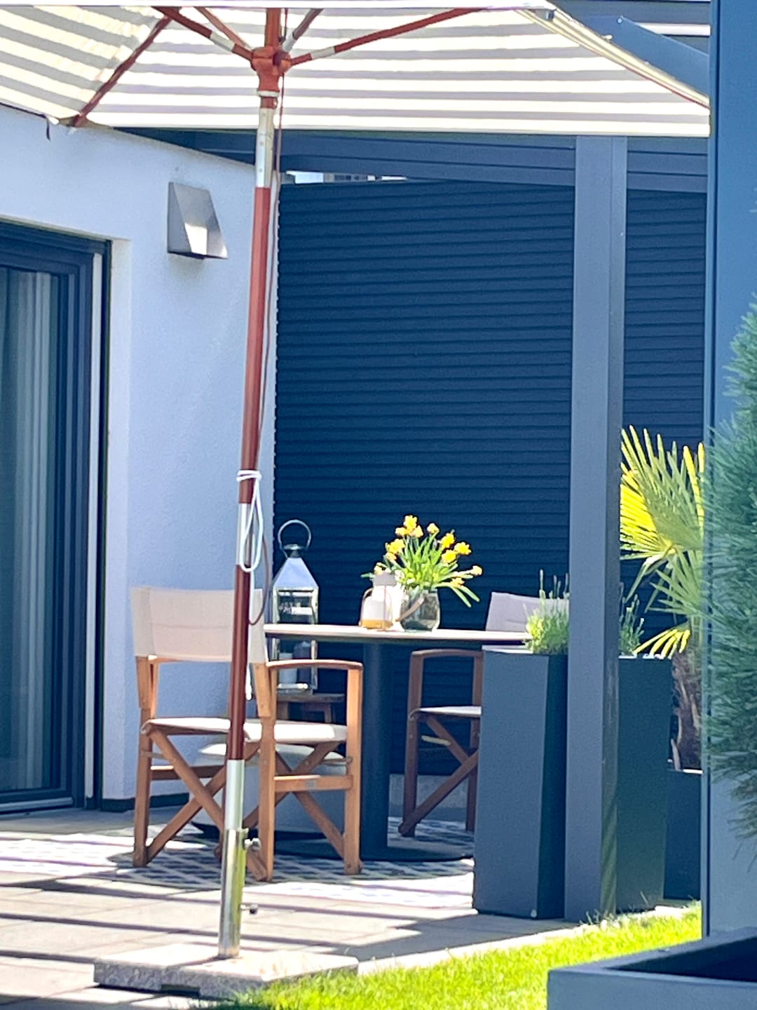 Customer photo review of Fassadenverkleidung Schwarz 290CM | Garten | 3D Holzmaserung