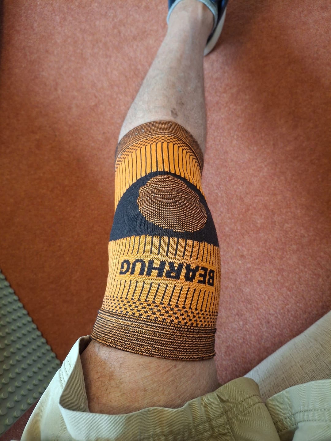 Customer photo review of Knee Compression Support Sleeve For Arthritic Relief & Pain Recovery
