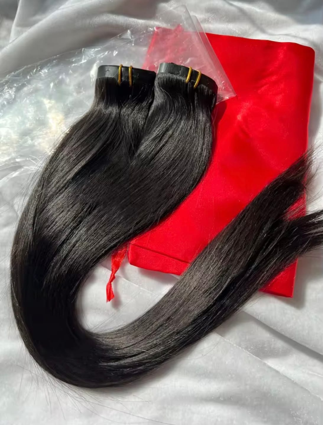 Customer photo review of Extensiones de Cabello 100% Natural©️ Tono #1B Castaño Oscuro