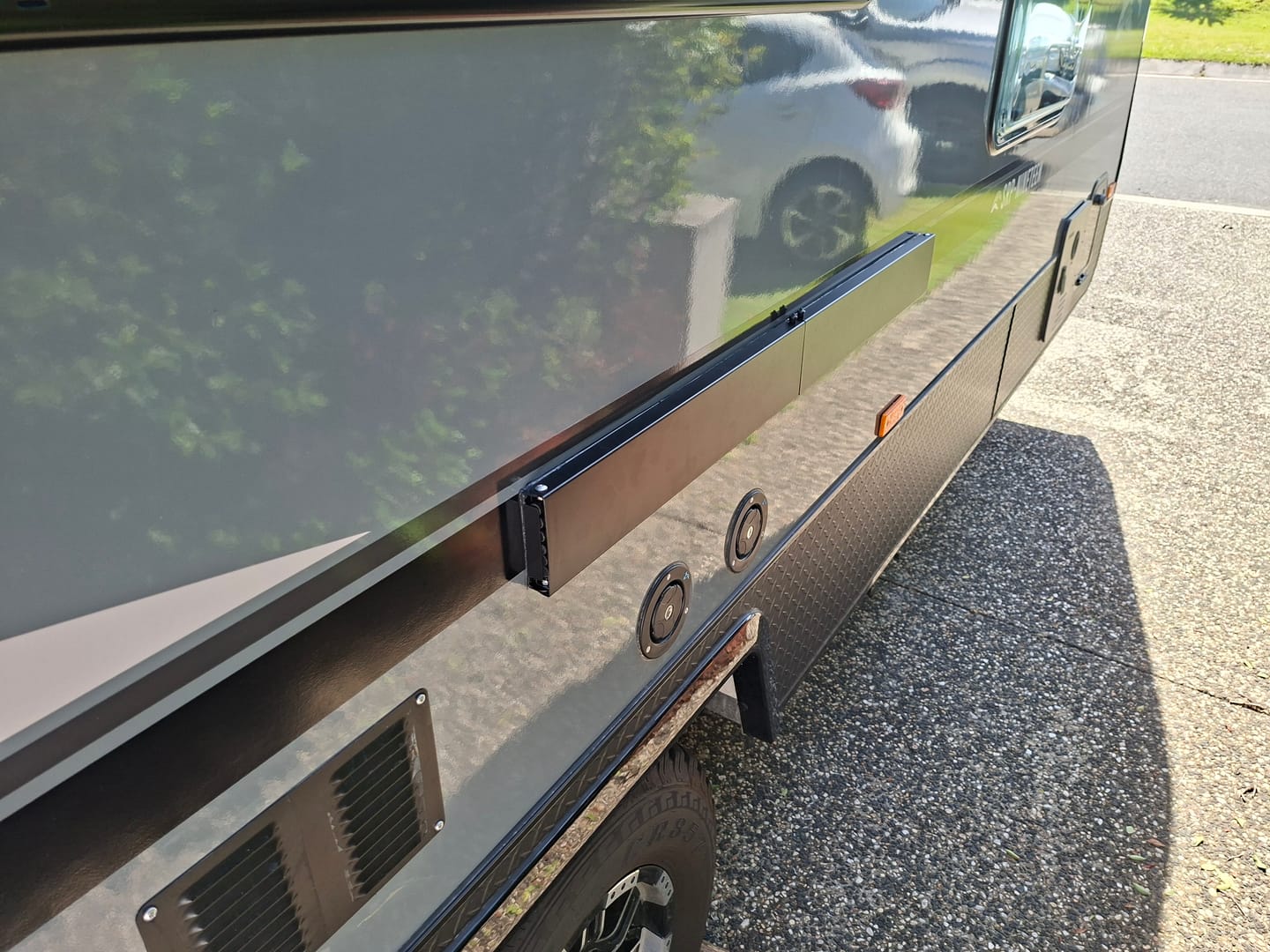 Customer photo review of Caravan Wall Mounted Drying Rack - Foldable Indoor and Outdoor