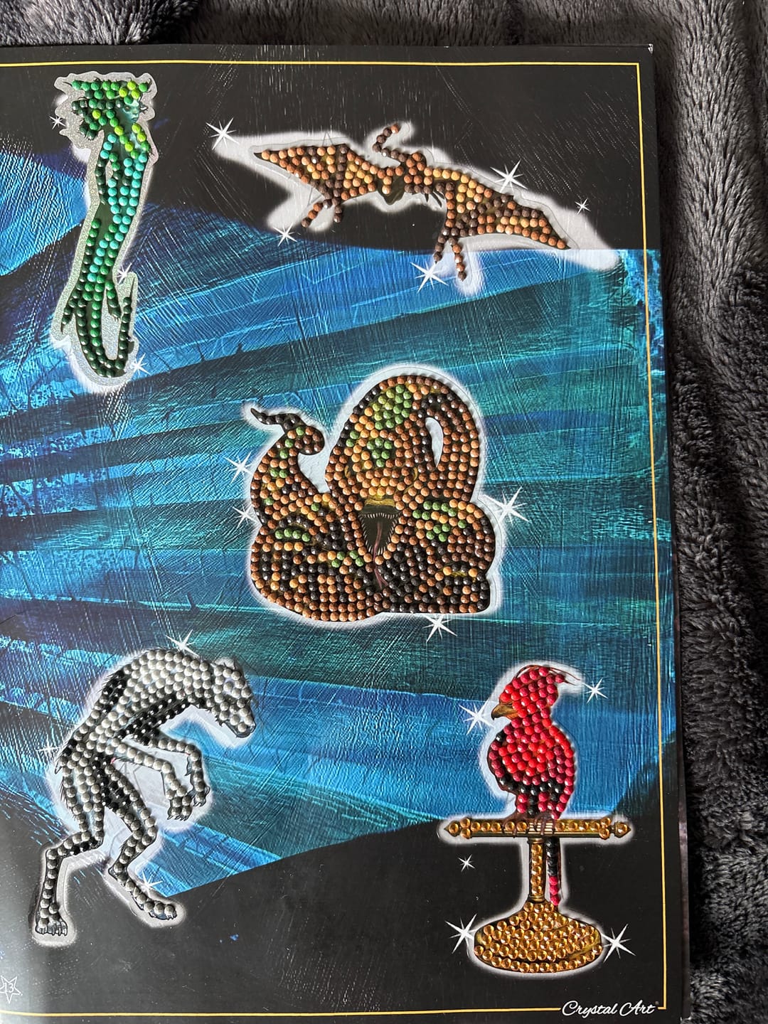 Customer photo review of Harry Potter Crystal Art Sticker Pack