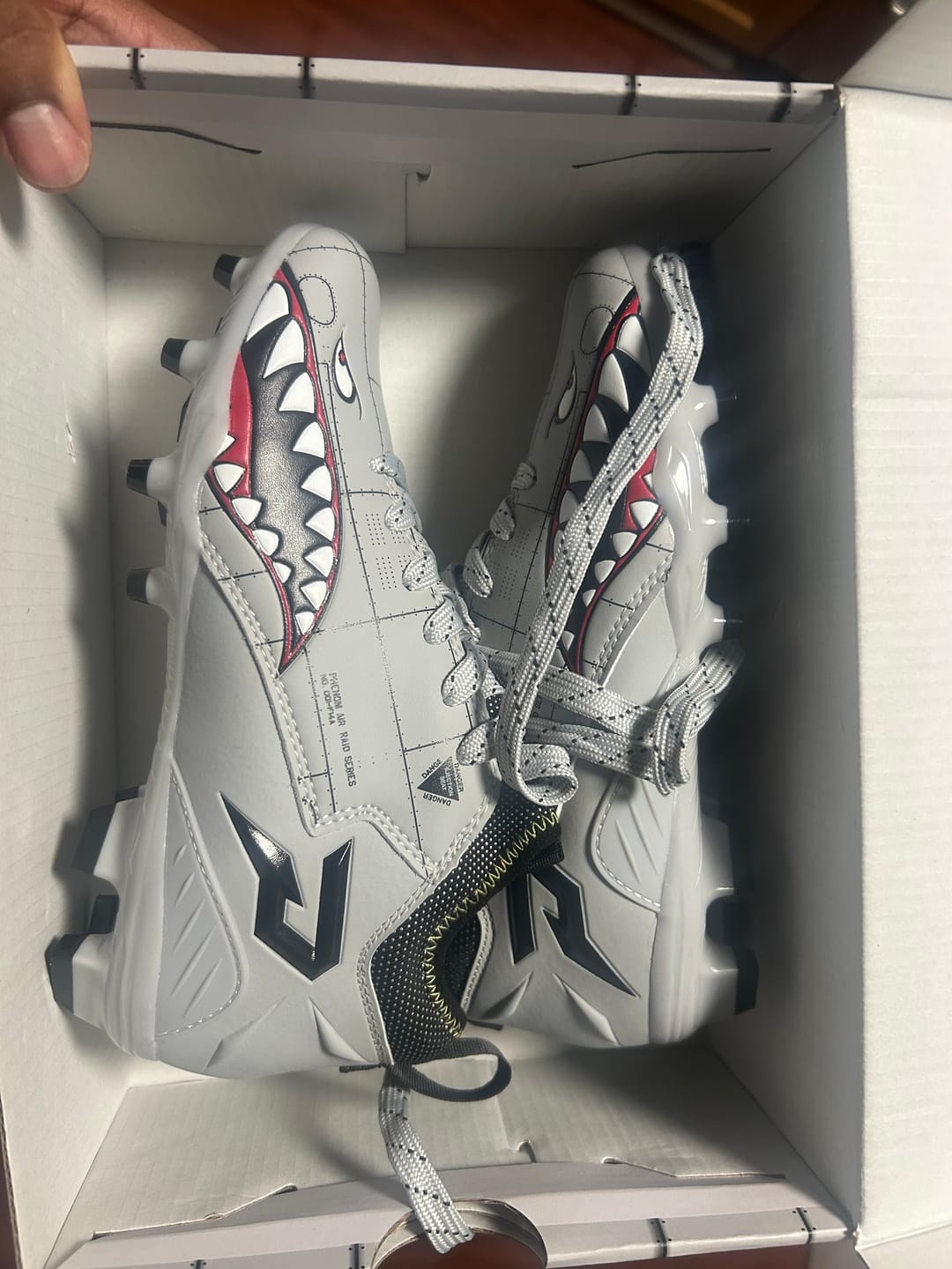 Customer photo review of Warhawk Football Cleats Quantum Speed 2.0 by Phenom Elite