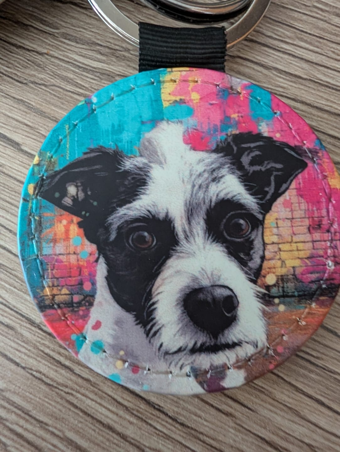Customer photo review of Personalisierter Schlüsselanhänger - Streetart