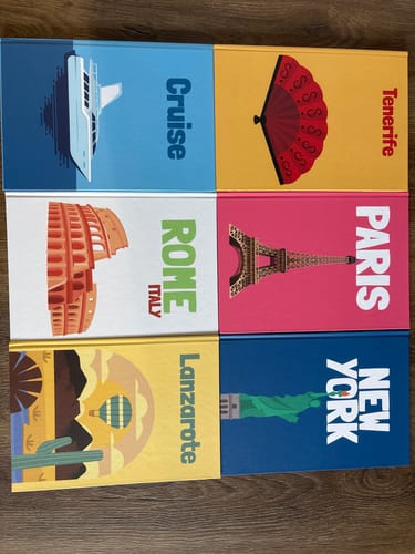 Customer photo review of Custom Travel Book