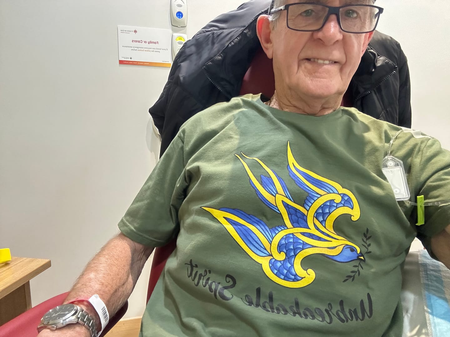 Customer photo review of Unbreakable Spirit T-Shirt