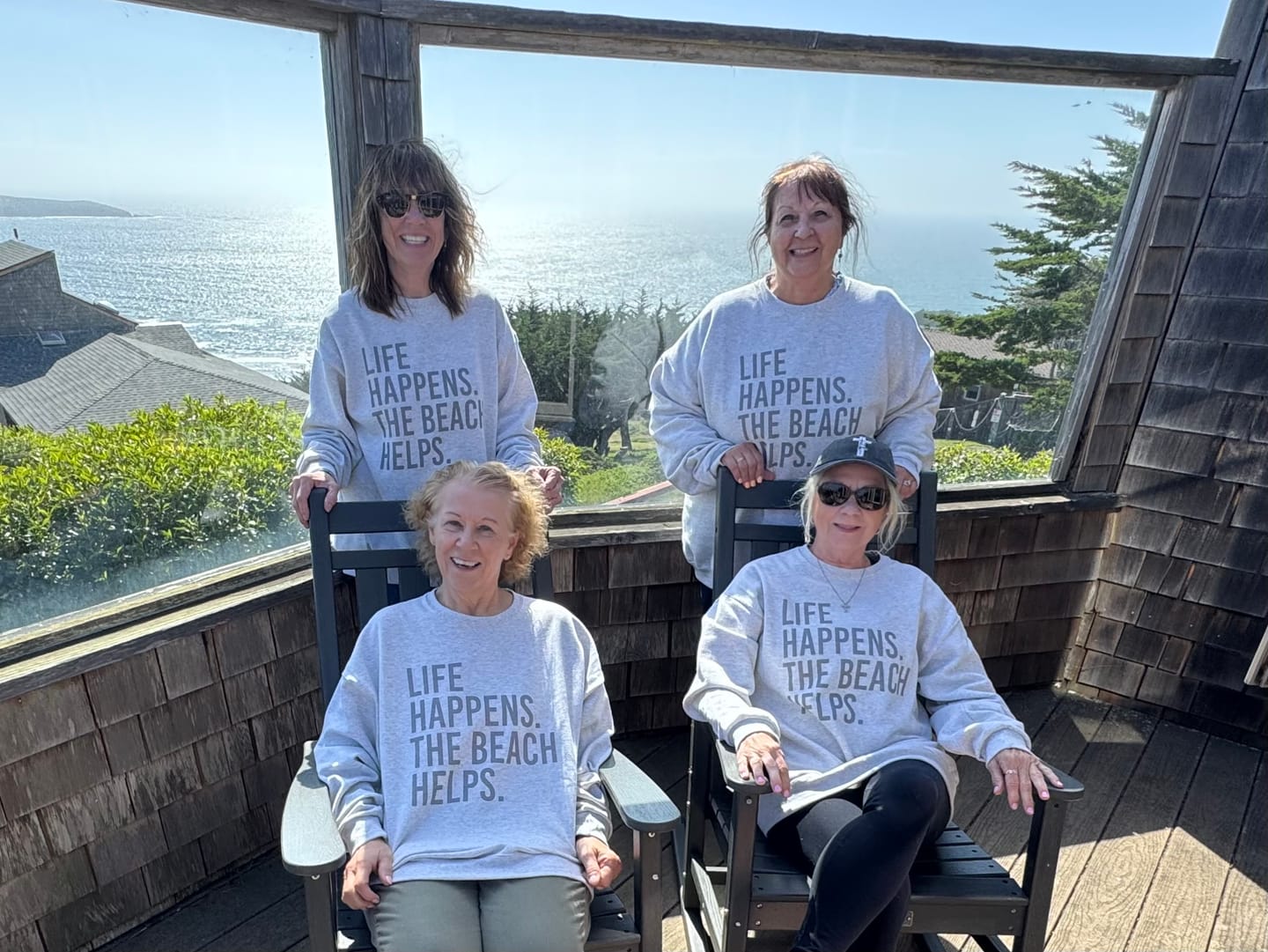 Customer photo review of Life Happens. The Beach Helps.