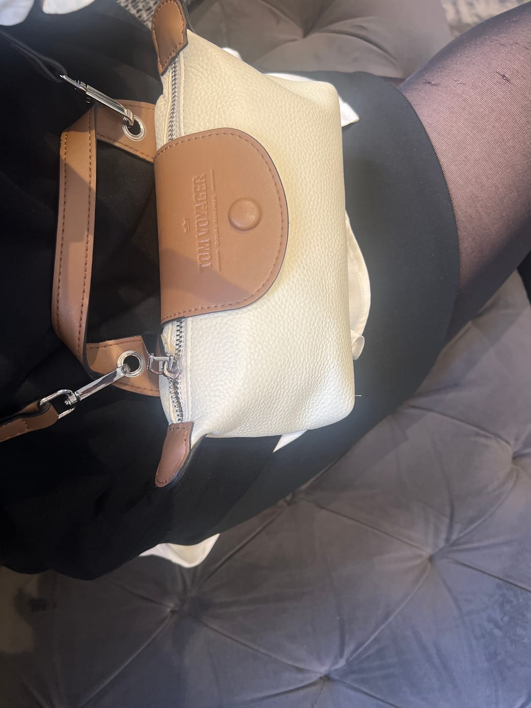 Customer photo review of Belmont Purse/Clutch