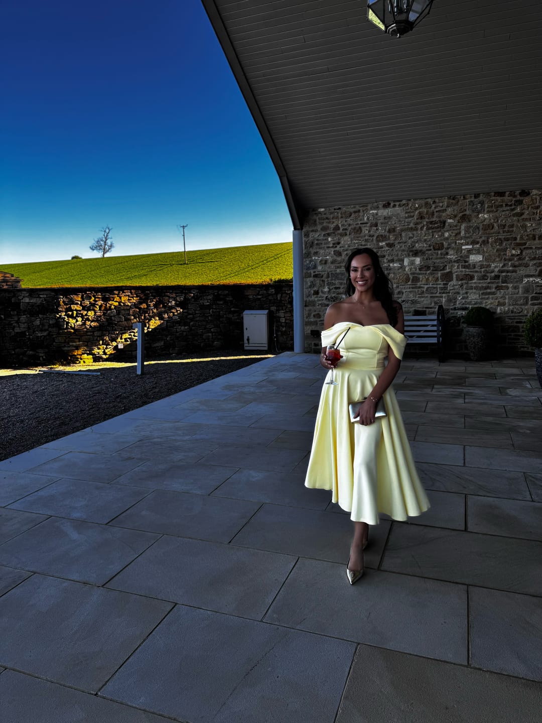 Customer photo review of Calista Midi Dress - Yellow