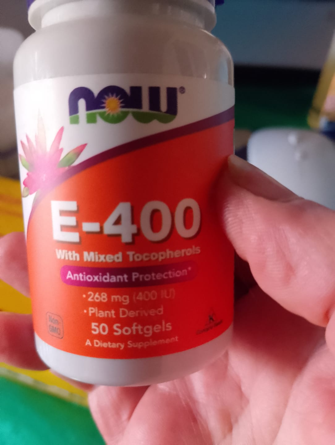 Customer photo review of Vitamin E-400 - Natural (Mixed Tocopherols)