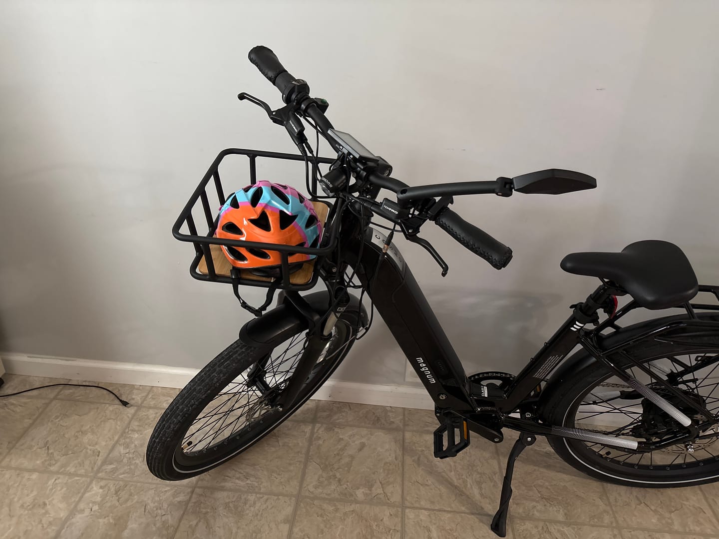 Customer photo review of Multi-Purpose Front Cargo Basket