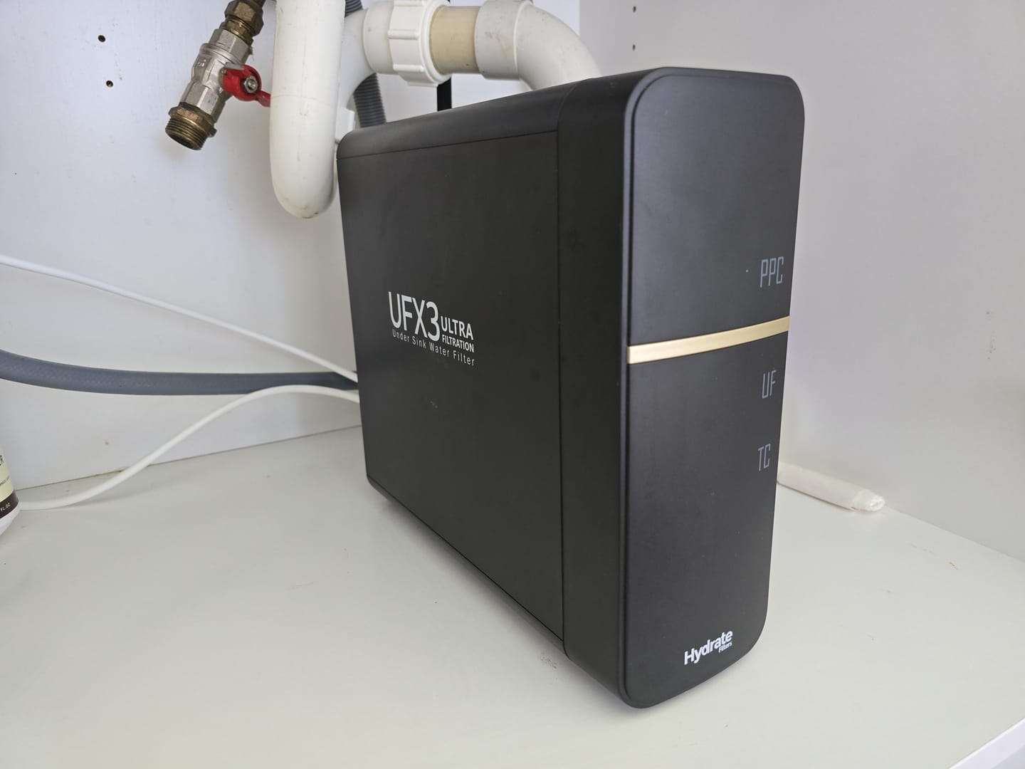 Customer photo review of UFX3 Under Sink Water Filter NZ | Removes Chlorine, PFAS & Bacteria