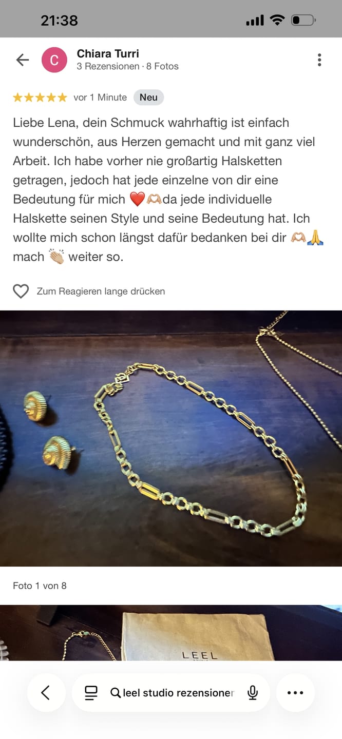 Customer photo review of MIXED GEMSTONES – NECKLACE für Sommer & Leichtigkeit