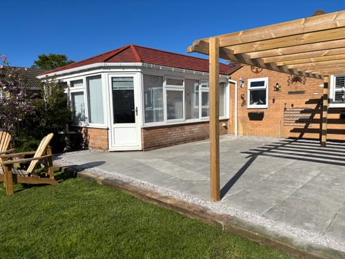 Customer photo review of Kandala - Grey Porcelain Paving Tiles - 900 x 600 x 20mm