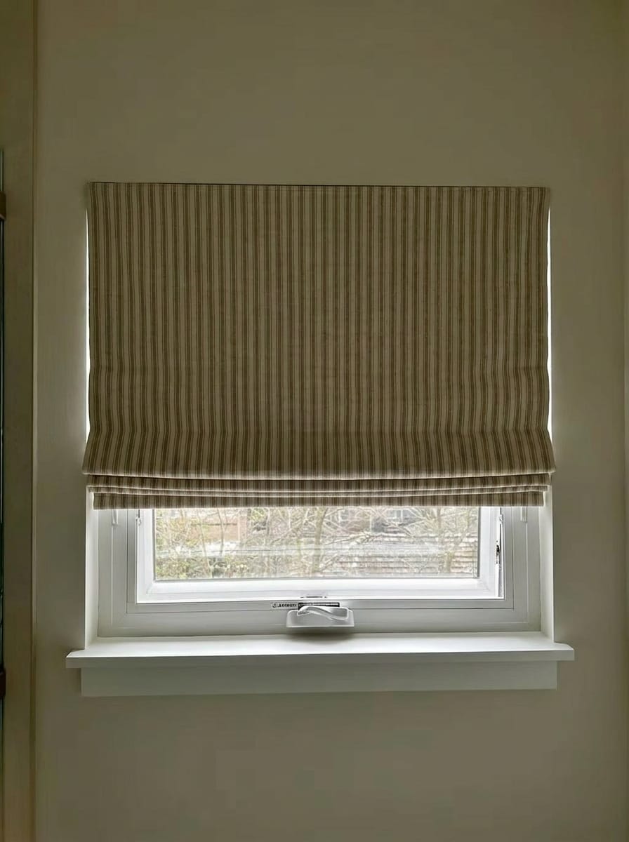 Customer photo review of Zaria Custom Roman Shades