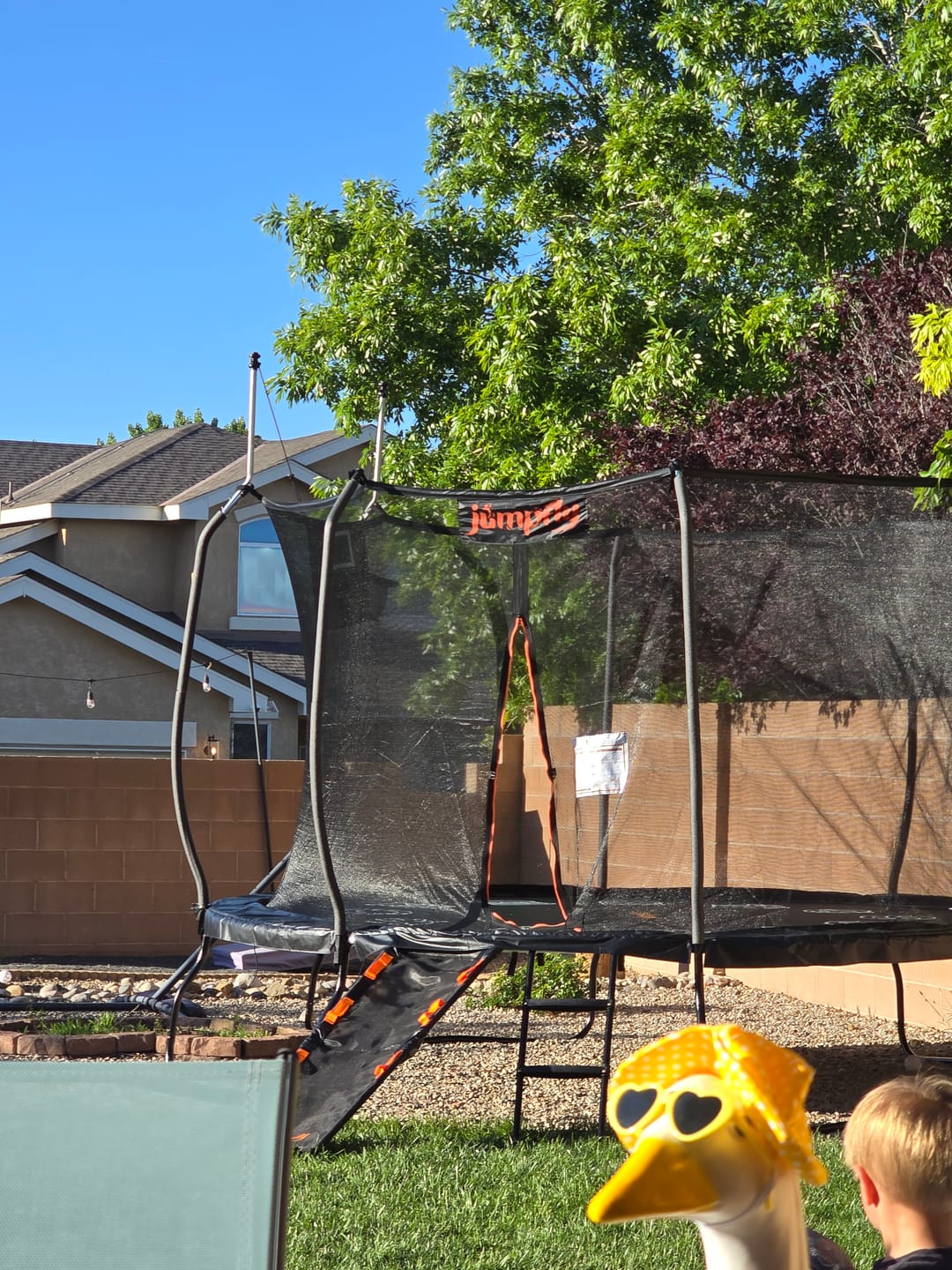 Customer photo review of Trampoline & Tent Bundle