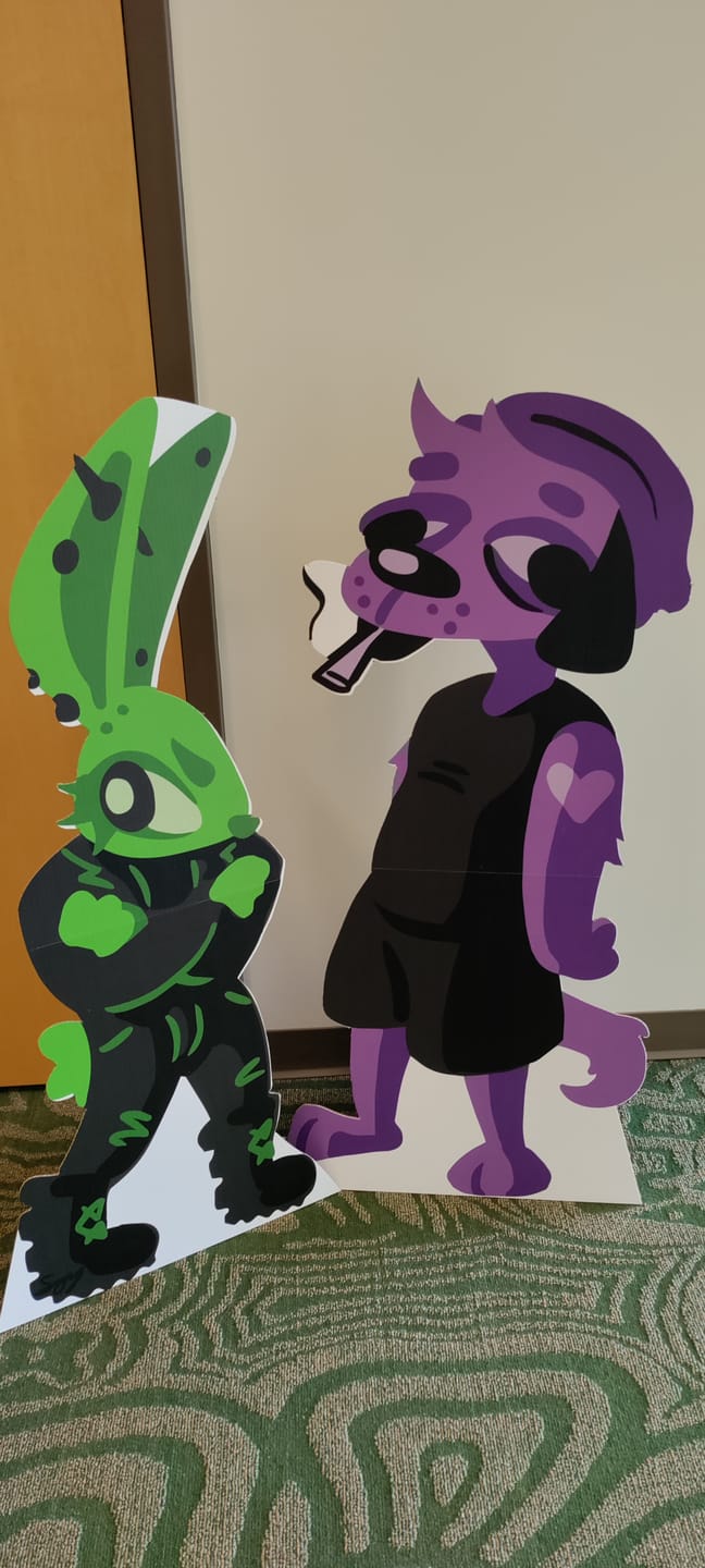 Customer photo review of Personalized Cardboard Cutouts | Custom Life Size Cutout